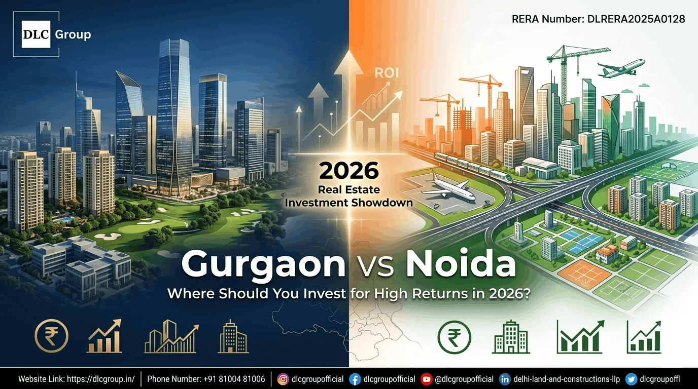 "Gurgaon vs Noida Real Estate Investment 2026: Where Should You Invest for High Returns?
