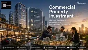 Commercial Property Investment featuring premium office buildings, retail spaces, business towers, and high ROI real estate opportunities in India.