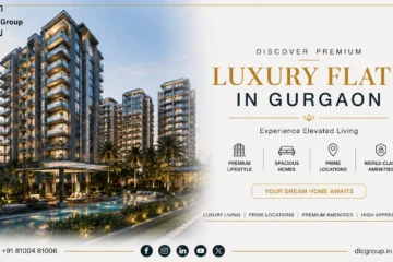 Luxury flats in Gurgaon — premium high-rise residential skyline near Dwarka Expressway