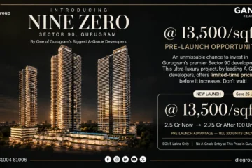 Ganga Nine Zero luxury apartments by Ganga Realty in Sector 90 Gurgaon near Dwarka Expressway with premium 3 BHK homes and world-class amenities
