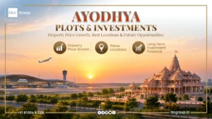 Developing urban area in Ayodhya representing real estate and infrastructure growth