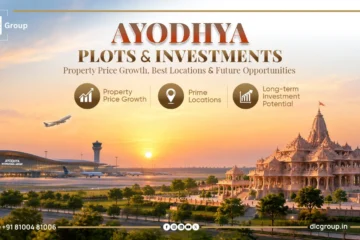 Developing urban area in Ayodhya representing real estate and infrastructure growth