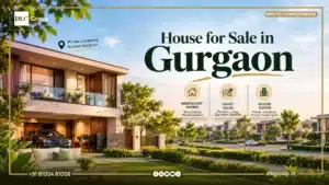 Independent house for sale in Gurgaon with parking and garden