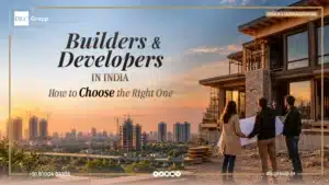 Homebuyer checking RERA registration and property documents before booking a flat